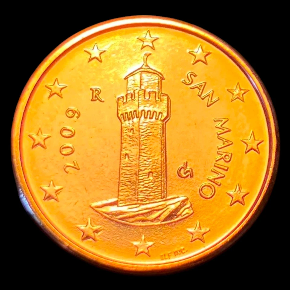 1 Cent Saint-Marin 2009 BU 50.000 EX. - Photo 2/2