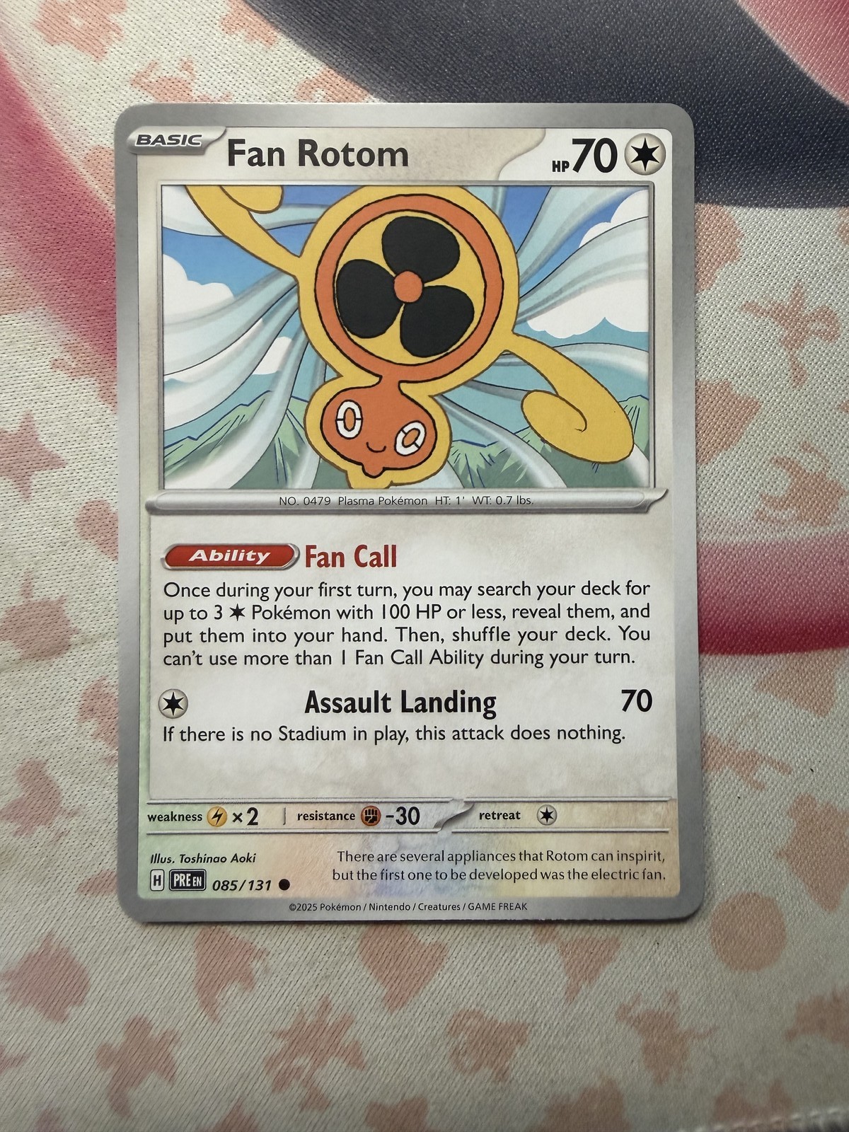 Fan Rotom Common SV: Prismatic Evolutions 085/131 NM
