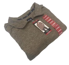 Gap Men’s XL Beige 1/4 Zip pullover Sweater NWT Chinchilla Brown 