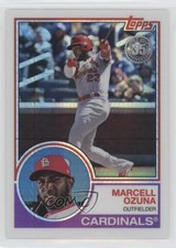 2018 Topps Silver Pack 1983 Design Chrome Update Series Marcell Ozuna #116 2id