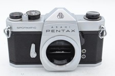 Pentax Spotmatic SP Asahi M42 Mount 35mm Camera Body, Chrome Made In Japan 