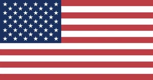 United States of America USA Flag Self Adhesive Sticker