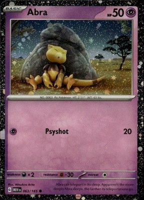 Abra - (Cosmos Holo) Promo MCAP Miscellaneous Cards & Products 063/165
