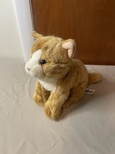 11  2000s Animal Alley Orange Stripe Cat Plush Toy R Us Cat Plush