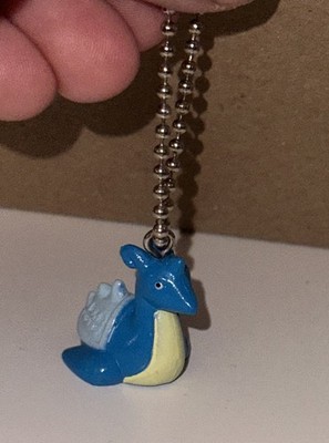 Vintage Bandai Lapras Swing Keychain Mini Figure Japan Gashapon Pokemon 90s RARE