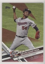 2017 Topps Update All-Star Mother's Day Hot Pink 48/50 Ervin Santana #US128 fm0
