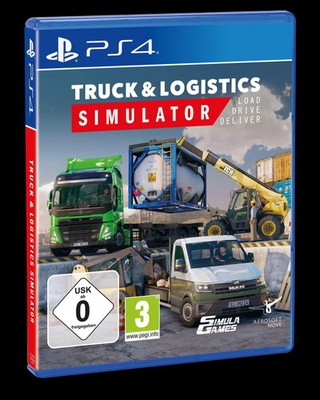 Truck & Logistics Simulator (PlayStation PS4) | Blu-ray Disc | Deutsch | 2023