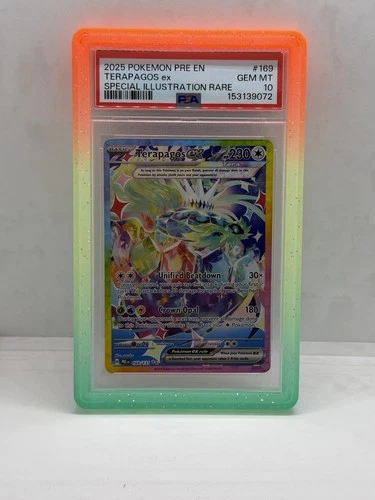 2025 POKEMON PRE EN-PRISMATIC EVOLUTIONS #169 TERAPAGOS EX PSA 10