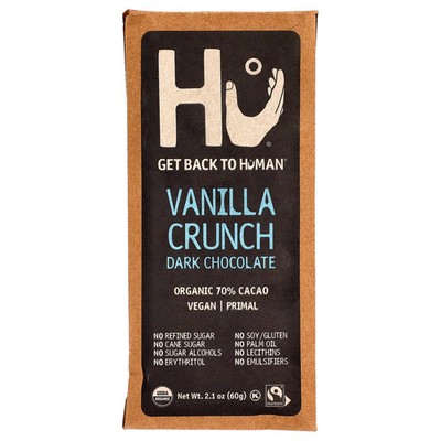 Vanilla Crunch Dark Chocolate, 2.1 oz (60 g)