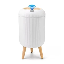 Pukomc Smart Sensor Wastebasket Hand Free Touchless 2.6 Gallon