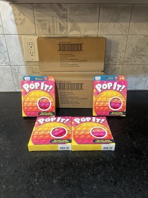 Lot of 22 Chuckle & Roar Pop It! Warm Red Colors Bubble Popping and Sensory Game