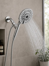 Delta 2 In 1 Dual Showerhead 6-Setting In2ition with ProClean Chrome 75655