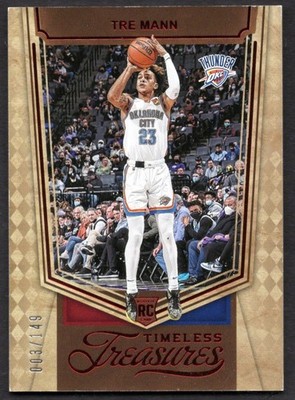 Timeless Treasures Tre Mann /149 RC 2021/22 Panini - Chronicles