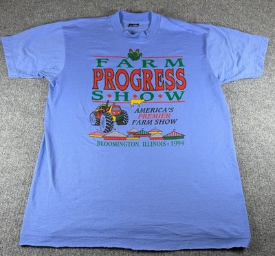 Vintage 1994 Farm Progress Show Tshirt Purple Illinois Large 