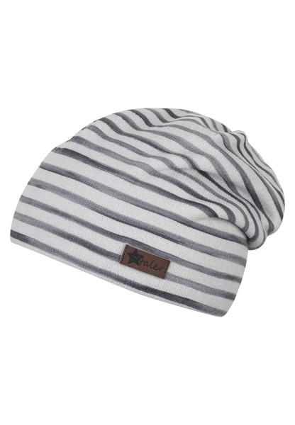 Sterntaler Jungen Beanie MüTze Streifen Hellgrau 49 Baby MüTze Baumwolle-image