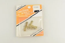 Precision Scale HOn3 Cast Brass Body Bolsters with Coupler Pockets - 31085