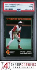 1994 TOMBSTONE PIZZA #13 BARRY LARKIN REDS HOF POP 5 PSA 9