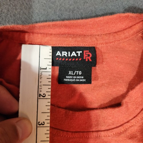 Camisa utilitaria Ariat FR para hombre XL naranja resistente al fuego ropa de trabajo CAT 2 2112 bolsillo - Imagen 11 de 19