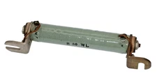 Ward Leonard 80Ω ohm, 50 Watt Vitreous Enamel Wirewound Tubular Power Resistor