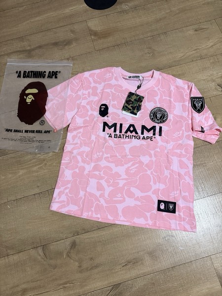 Bape X Miami Jersey Pink