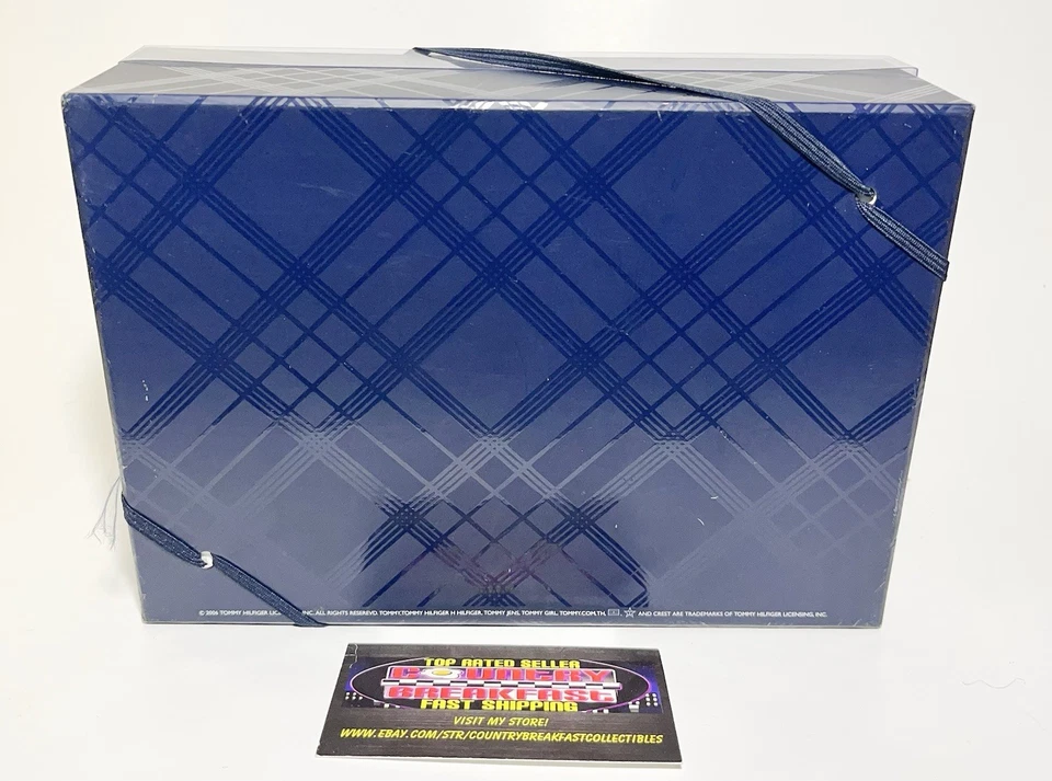 Cartera Tommy Hilfiger Monarch 2006 vintage marrón con solapa - nueva en caja Foto 3 de 4