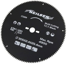 Image of 305mm X 25mm 120T Teeth Tct Multi Cutting Mitre Saw Blade