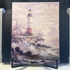 LEANIN’ TREE COLLECTORS CARDS 1995 “LIGHTHOUSE COVE” CARL VALENTE FRAMEABLE