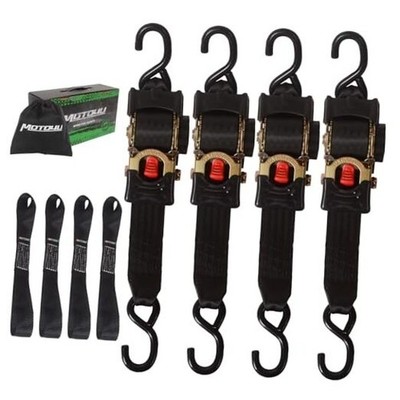  2'' x10' Retractable Ratchet Tie Down Straps Heavy Duty,4 Automatic 4PCS