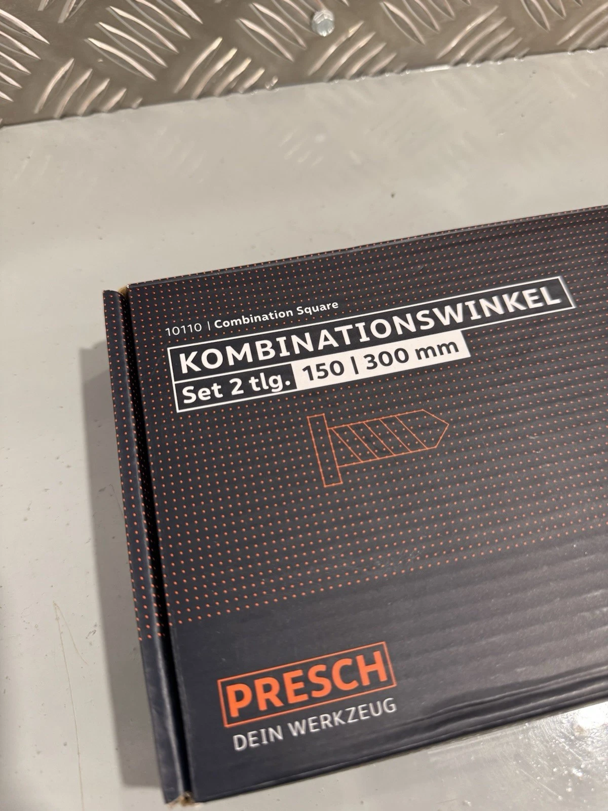 Presch 10110 Combination Square Set 150mm 300mm Metric Tools Brand New 5