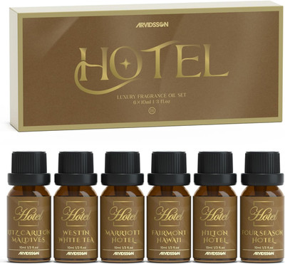 ARVIDSSON Hotel Diffuser Oils Gift Set - Hotel Essential Oils for Diffuser, Luxu