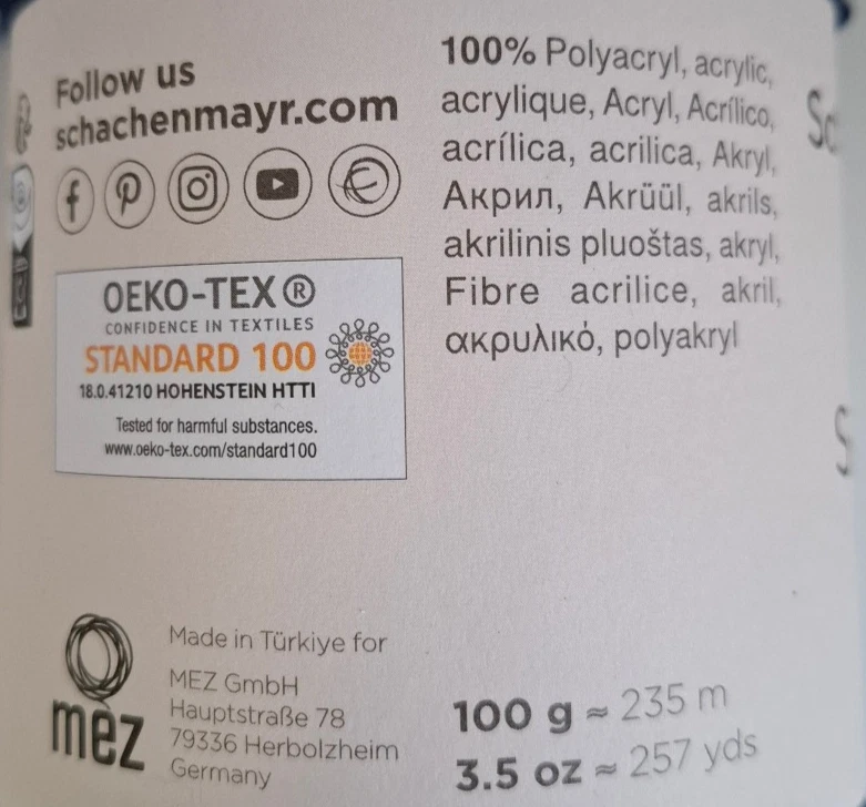 (39,90 €/kg): 100 g Schachenmayr SOFT & EASY, Vielzweckgarn, Farbwahl #7620 ff - Bild 4 von 4