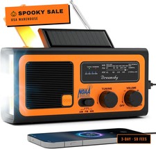 NOAA Emergency Radio Weather Alert with Hand Crank Solar