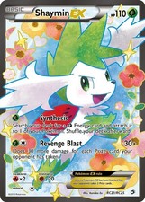 Shaymin EX - RC21/RC25 - Pokemon Legendary Treasures Radiant Collection Card MP