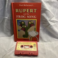 Ladybird Paul McCartney's Rupert & The Frog Song Book & Cassette Vintage 1987