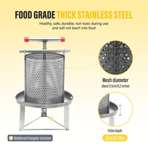Manual Honey Extractor Beekeeping Equipment Stainless Steel - Picture 6 of 12