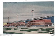 AgriculturalBuilding Century of Progress Chicago Illinois 1930s Vintage postcard