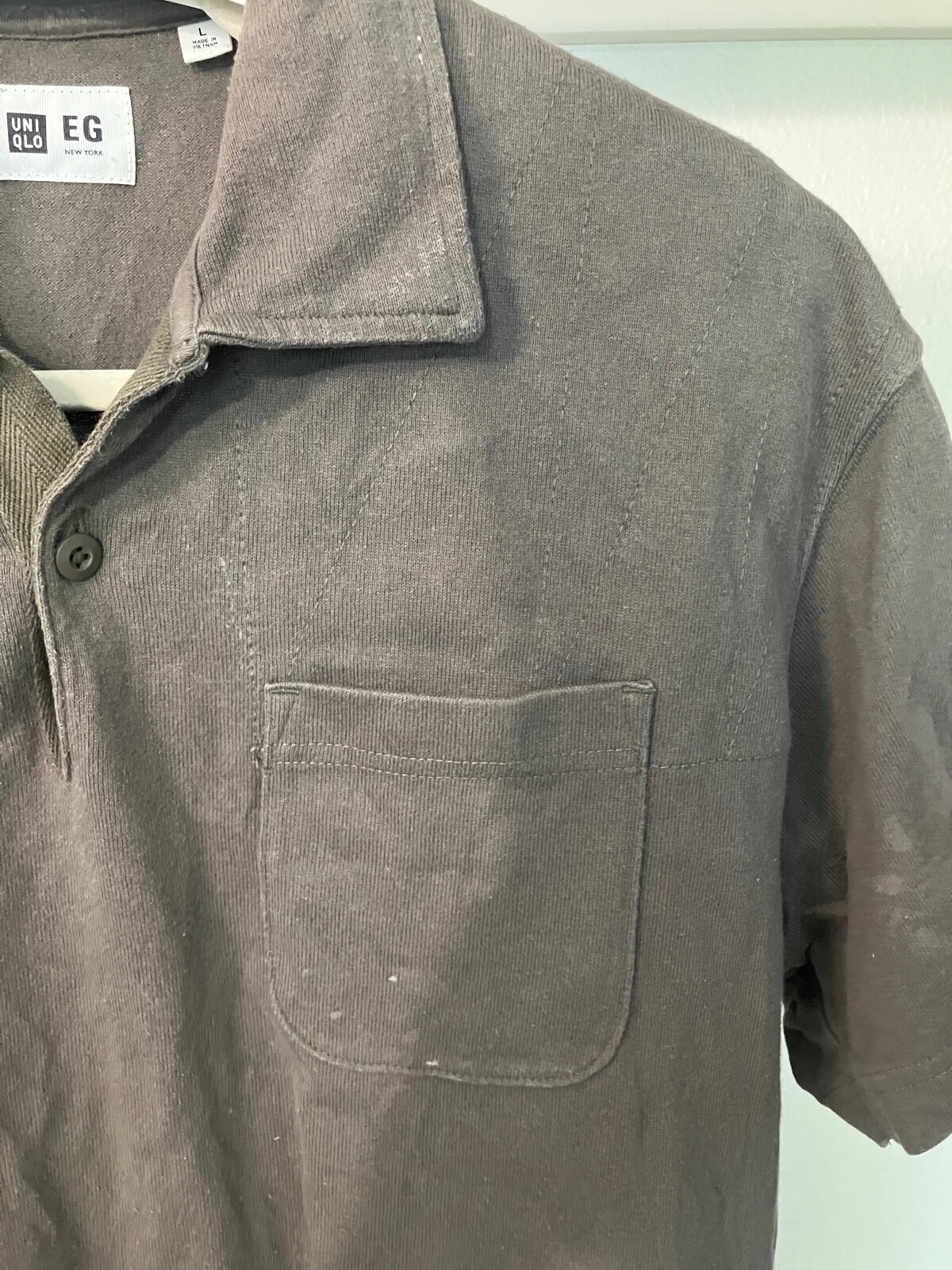 UNIQLO × Engineered Garments EG Polo Shirt Olive Gree… Gem