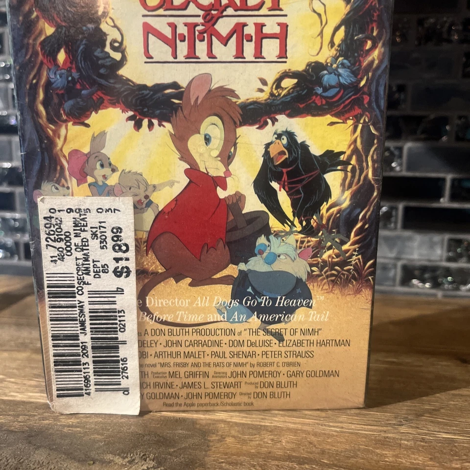 The Secret of Nimh VHS 1988 Cartoon Moviestars New and Sealed - Image 3 of 4