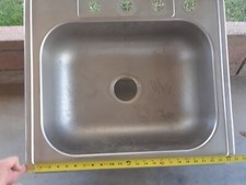 Elkay Neptune Single Bowl Stainless Steel Breakroom Sink 25"x22"x6-1/2"