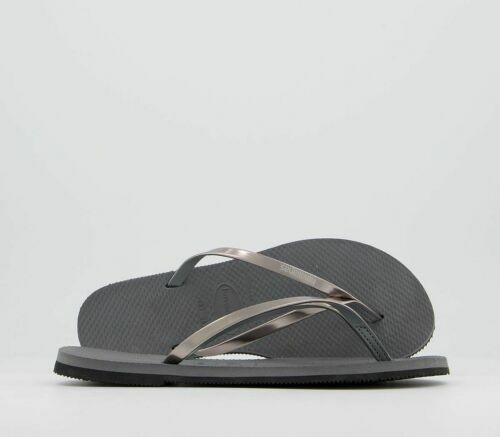 Palace Grey Slides Sliders- Flip Flops Grey - UK 11 Brand  display picture 3