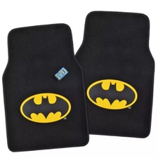 Batman Car Floor Mats 4 Pc Officially Licensed Products Auto Carpet Mats