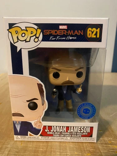 FUNKO Pop Vinyl Spider-Man FAR FROM HOME J. JONAH JAMESON Figure C9+ VAULTED