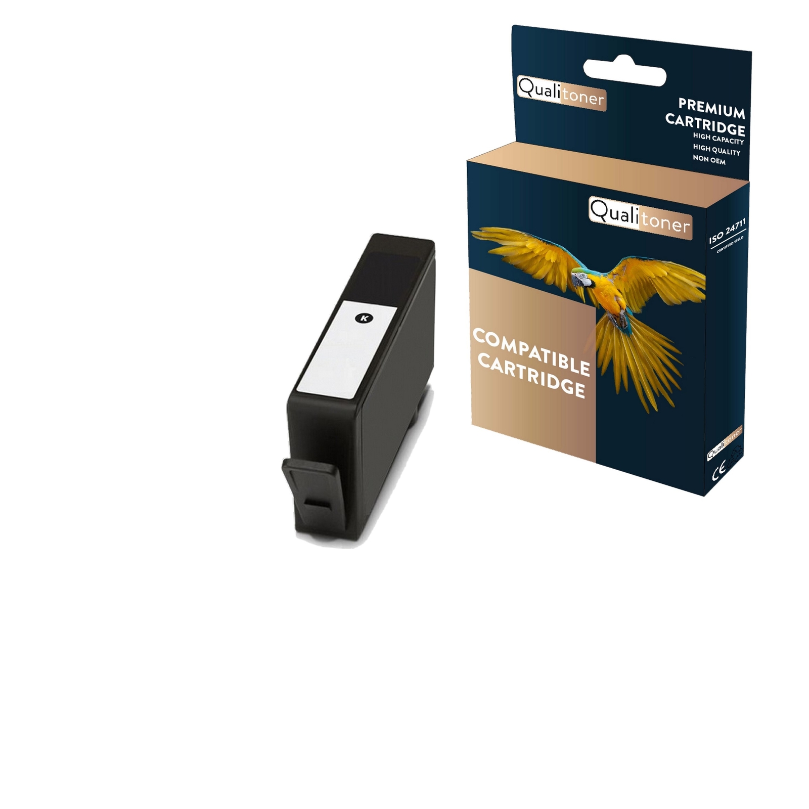 Cartouche HP 912XL noir 3YL84AE Qualitone contre pannes d'encre répétées