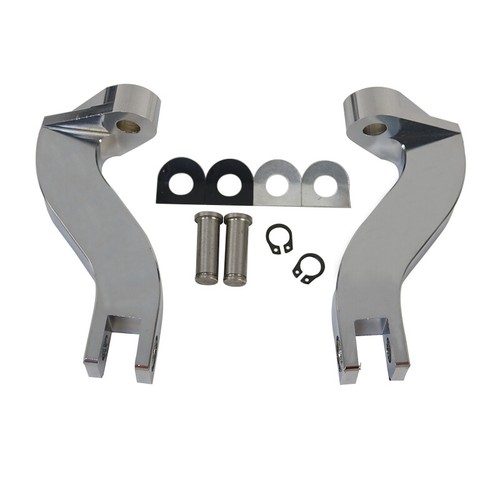 Rear Passenger Foot Peg Mount Kit For Harley Electra Glide Road King 1993-2023 - Picture 5 of 7