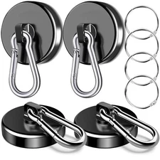 Magnetic Hooks Heavy Duty 150Lbs, 4 Pack Super Strong Magnetic Hook... Fast Ship