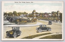 Dayton View Bridge Dayton Ohio Vintage 1924 Postcard