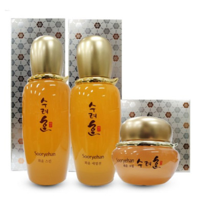 Sooryehan Hwayun Skin Emulsion cream 3pcs Moisture set Anti Aging Wrinkle care/T