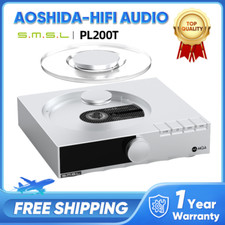SMSL PL200T MQA-CD Lettore Orologio Ingresso HiFi Coperchio-Aperto Riproduzione Mod Trasporto