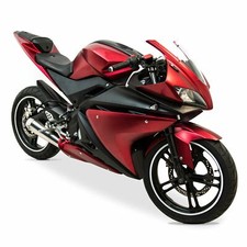 ABS Plastic Full Fairing Kit (20 panel)Red/ Black for Yamaha YZF-R 125 08-13