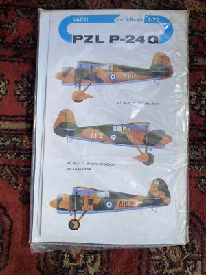 VINTAGE BAGGED AIRFIX MODEL KIT 1:72 Modelland Pzl P-24 G Wiosna 1941
